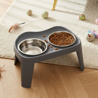 Gamelle haute pour chat | Chat Perché
