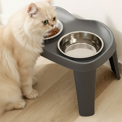 Gamelle haute pour chat | Chat Perché