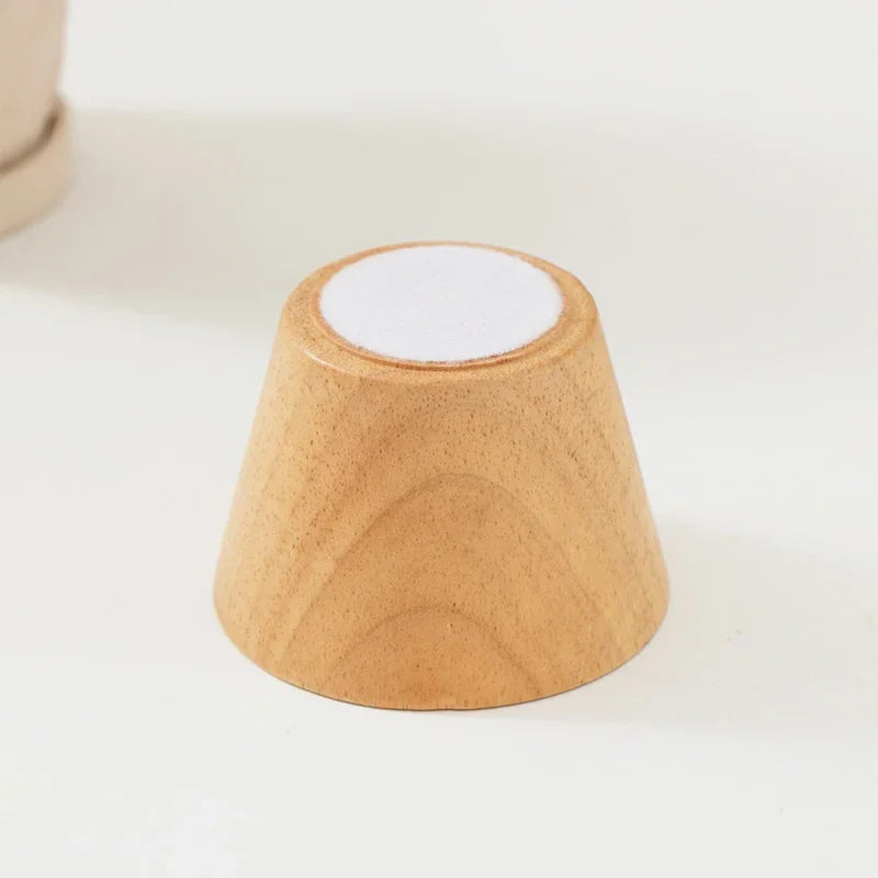 Gamelle Céramique Inclinée Pour Chat Avec Support Bois