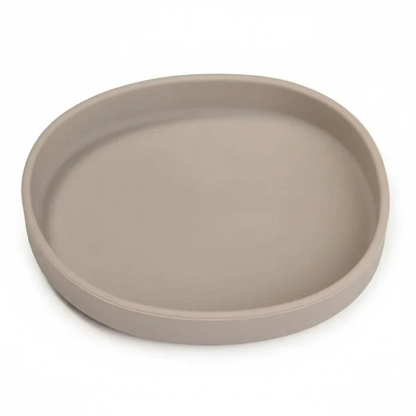 Gamelle silicone chien gris clair Oscar et Plume, antidérapante et facile à nettoyer