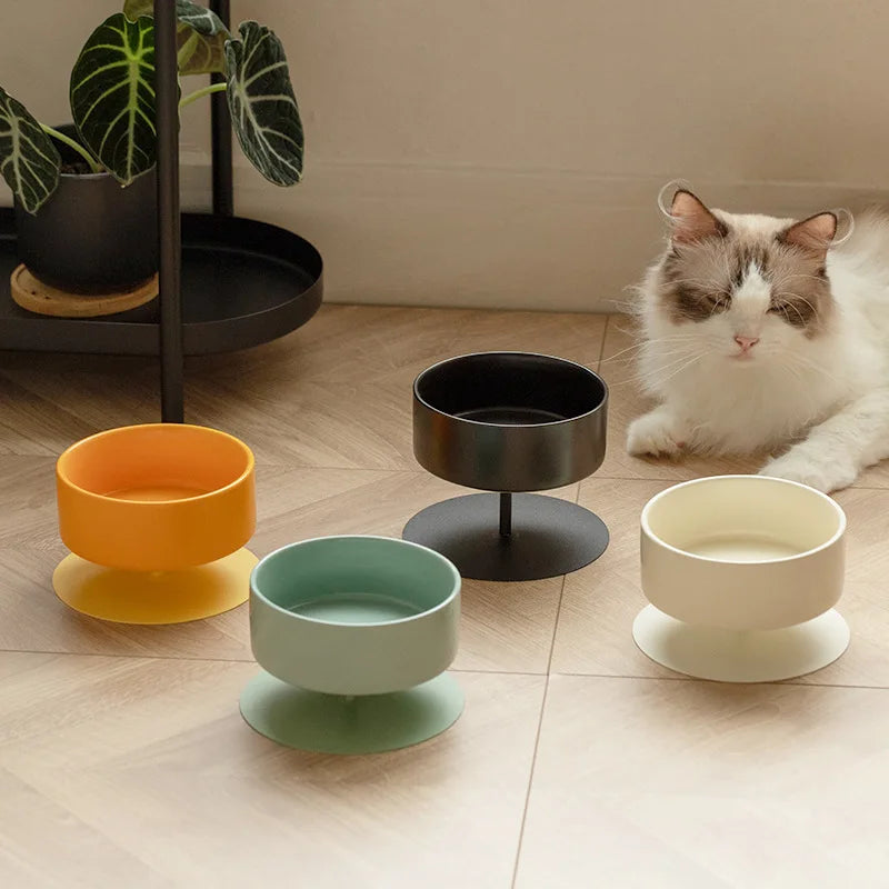 Gamelle Surélevée En Céramique Pour Chat Et Petit Chien