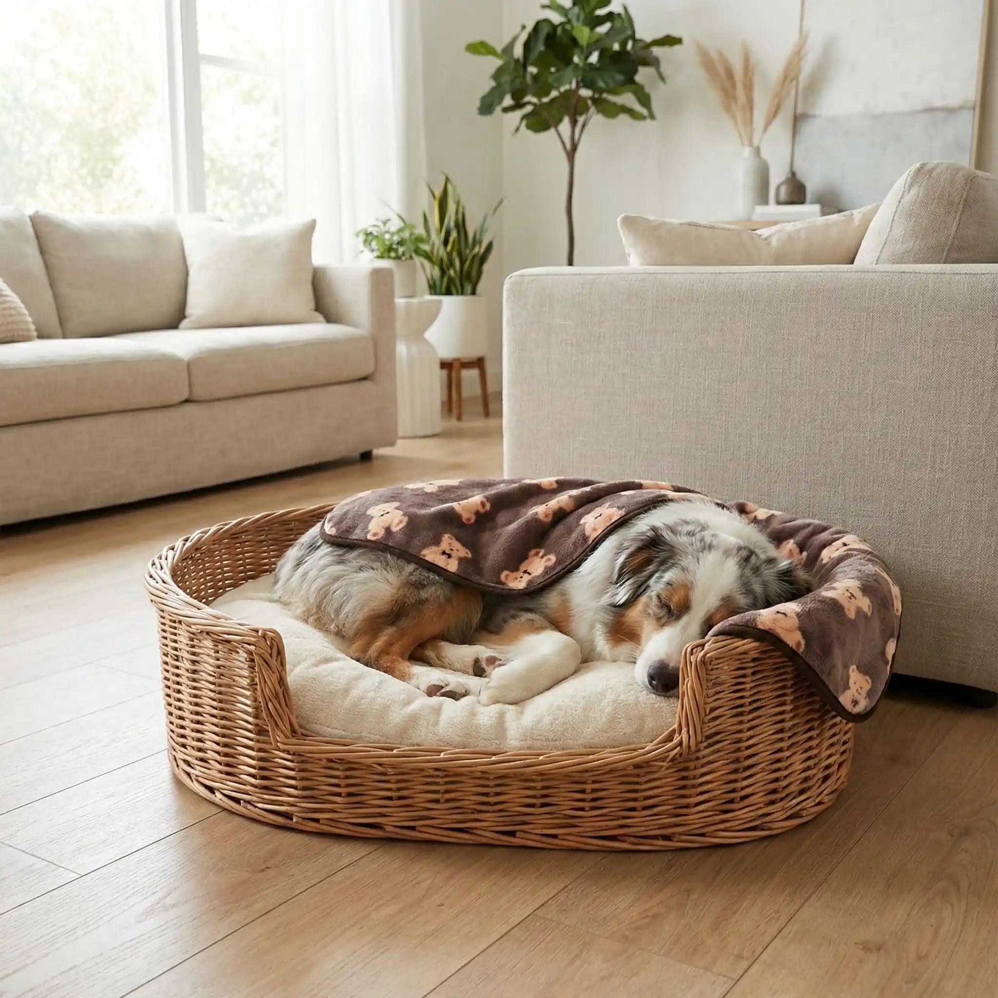 Couverture polaire pour chien - Lot de 2