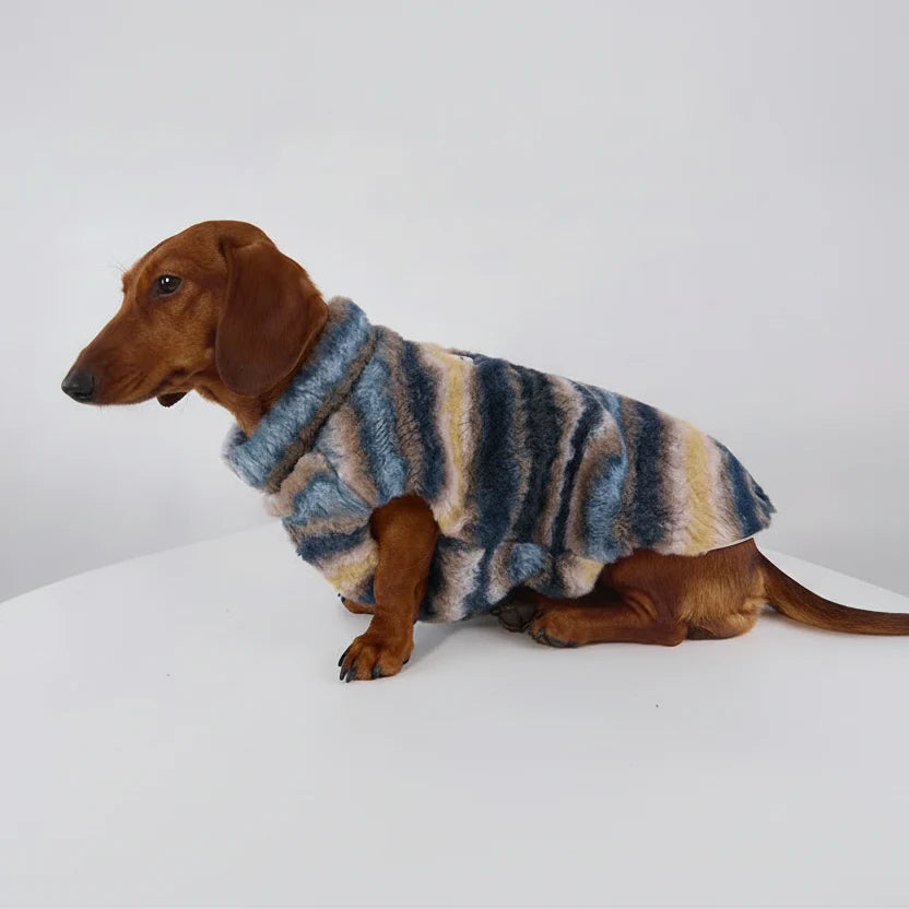 Gilet Chaud Sans Manche Pour Chien Teckel