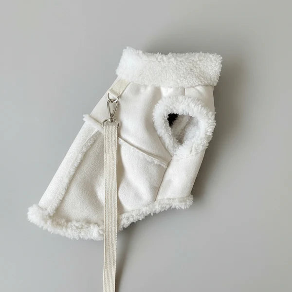 Gilet Chien Chaud En Fausse Fourrure