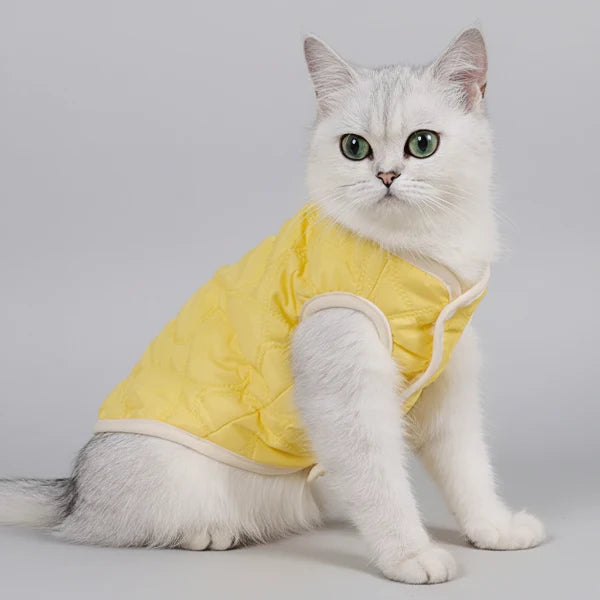 Gilet Doublé Fausse Fourrure Pour Chat