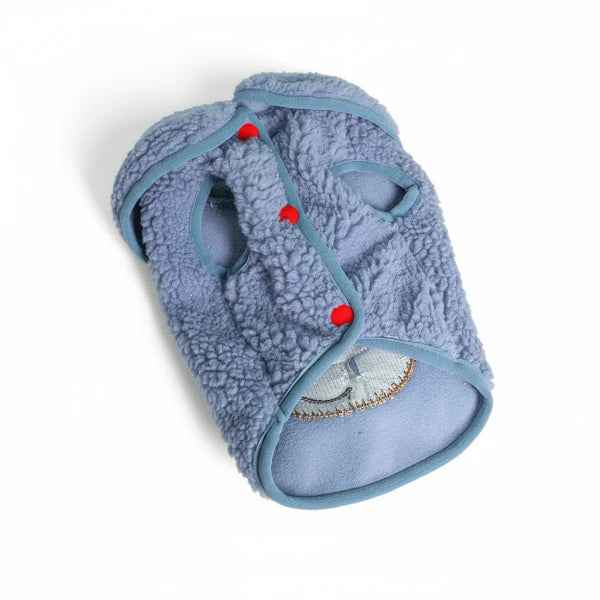 Gilet Polaire Noël Motif Elan Pour Chien