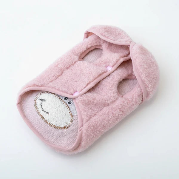 Gilet Polaire Noël Motif Elan Pour Chien