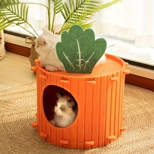 Griffoir pour chat carotte
