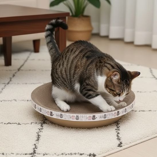 Griffoir rond pour chat | Le Nid à Griffes