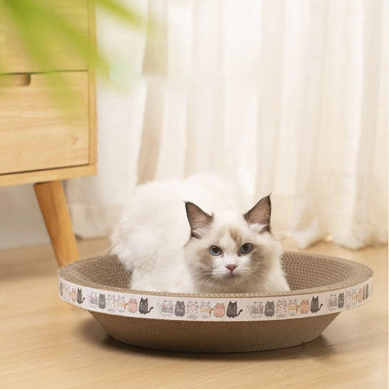 Griffoir rond pour chat | Le Nid à Griffes
