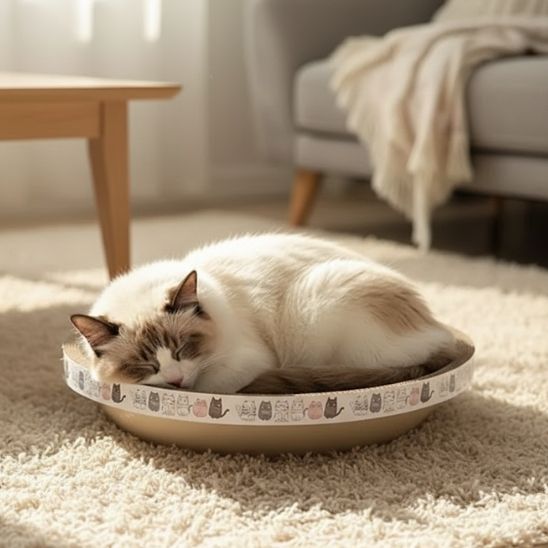 Griffoir rond pour chat | Le Nid à Griffes