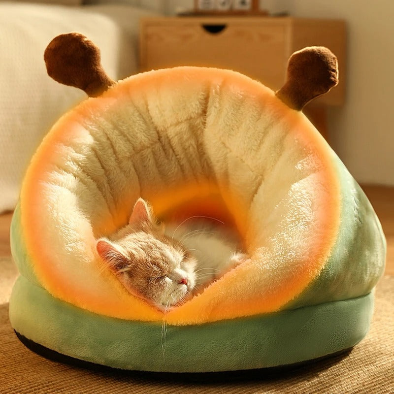 grotte pour chat | PANTOUFLE CAVE CAT