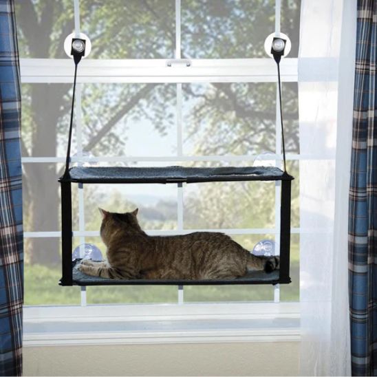 hamac pour chat fenêtre superposé