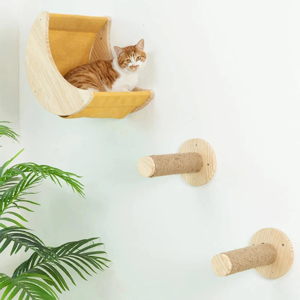 Hamac Mural Design Résistant Pour Chat