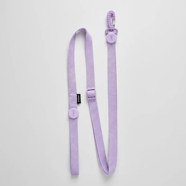 Laisse violette ajustable avec mousqueton pour harnais et laisse pour petit chien Oscar et Plume