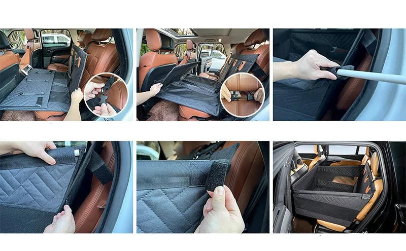 Housse Sécurisée Imperméable Auto Pour Chien