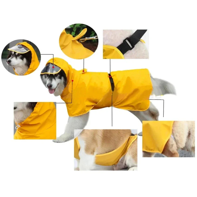 Imperméable Jaune Chien