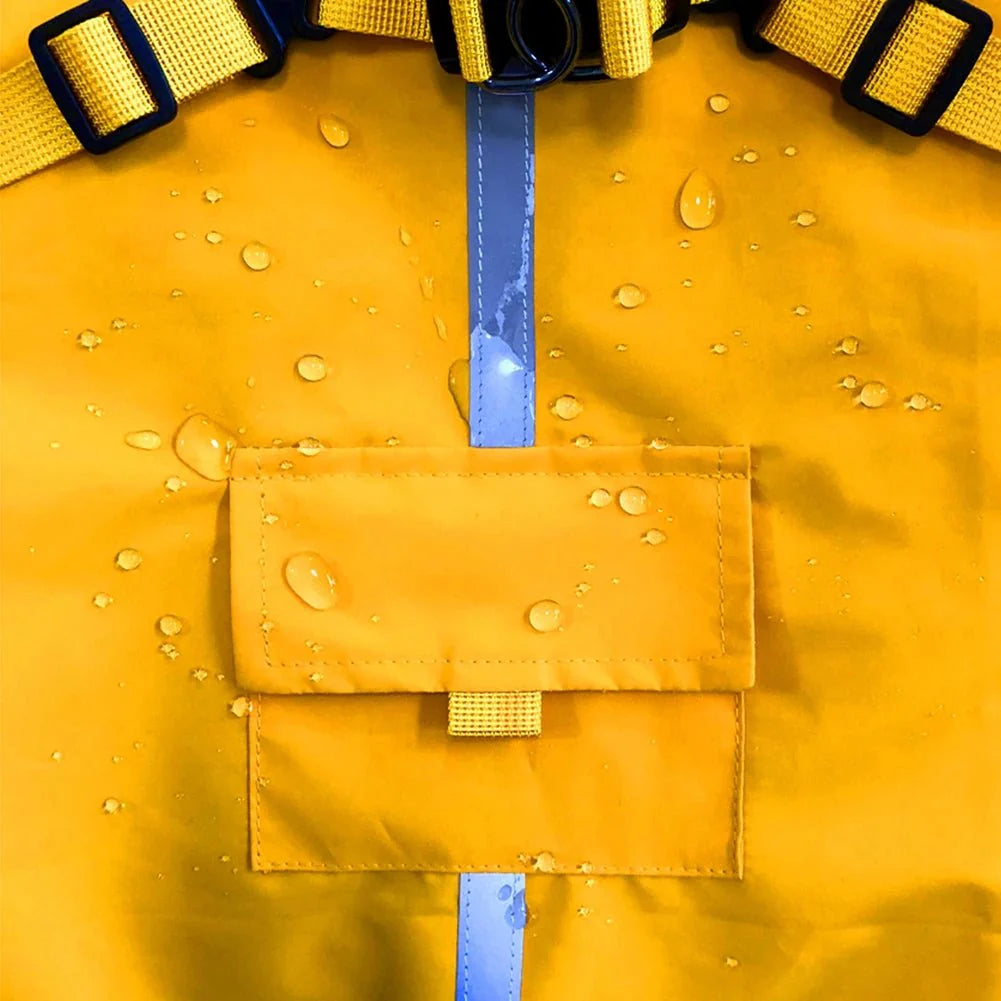 Imperméable Pour Chien Avec Capuche Et Anneau Laisse