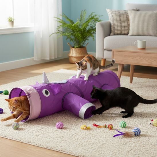 jeu tunnel chat | Rhinocéros des Chats