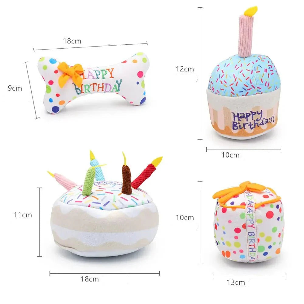 Jouet peluche anniversaire chien | Oscar et Plume