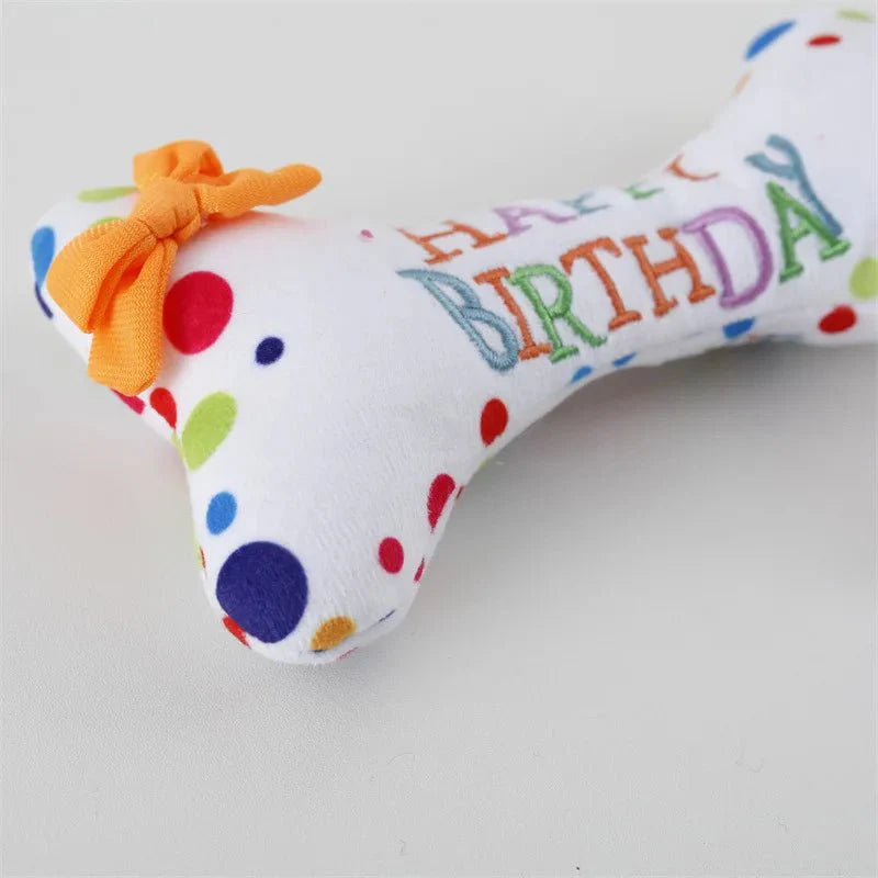 Jouet peluche anniversaire chien | Oscar et Plume