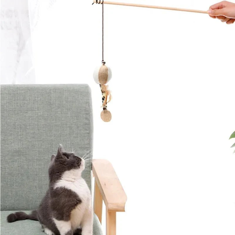 Jouet Baguette pour Chat en Design Unique