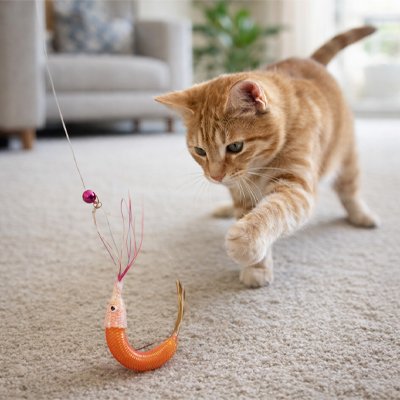 Jouet chat | Attrap’Crevette