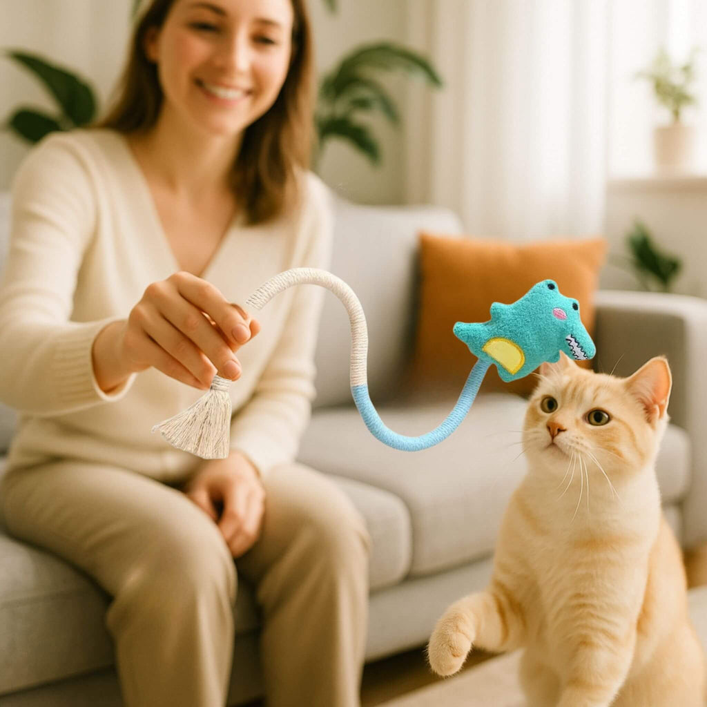 jouet chat  |  Doudou Corde Dentition