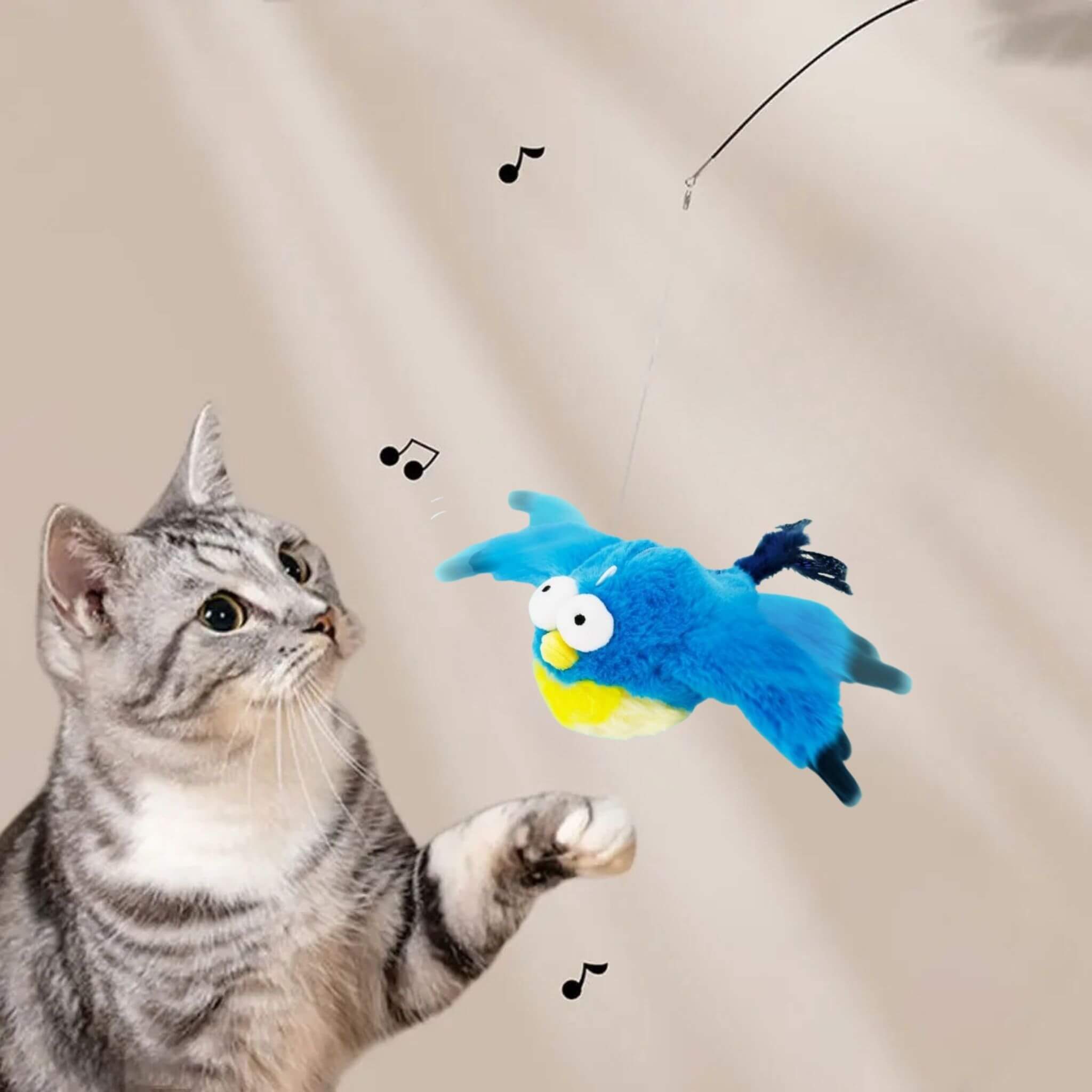 jouet chat interactif | Ailes Bleues