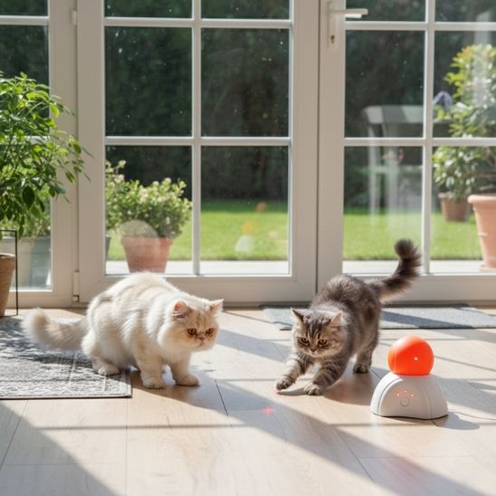 Jouet chat interactif laser