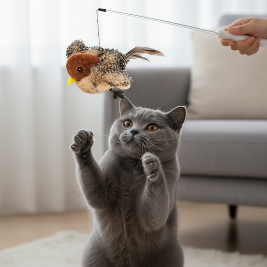 jouet chat interactif | Plume Enchantée