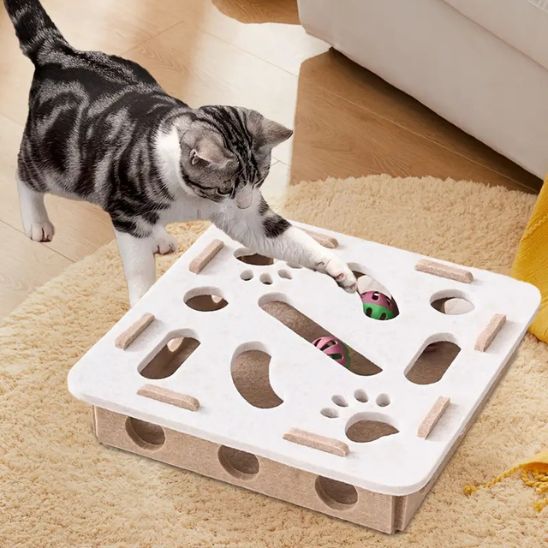 Jouet  chat interactif  | Cache-Cache Furtif