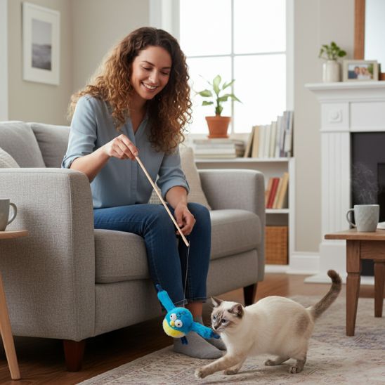 jouet chat interactif | Ailes Bleues
