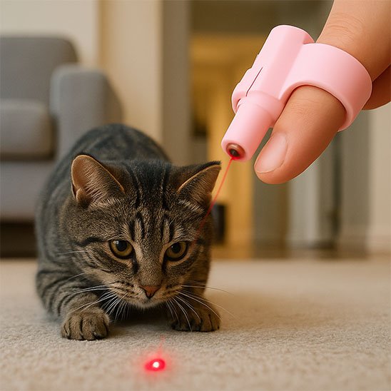 Jouet chat interactif | Lumière de Chasse