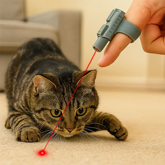 Jouet chat interactif | Lumière de Chasse