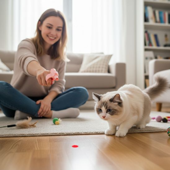 Jouet chat interactif | Lumière de Chasse