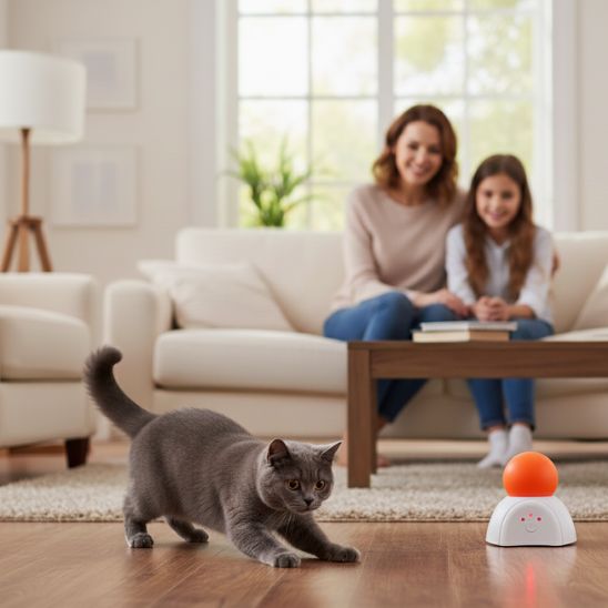 Jouet chat interactif laser