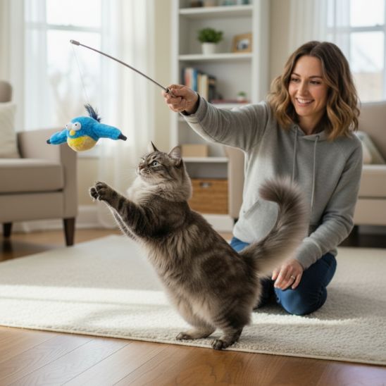 jouet chat interactif | Ailes Bleues