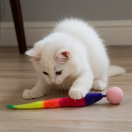 jouet chat interactif | Balle folle Chenille