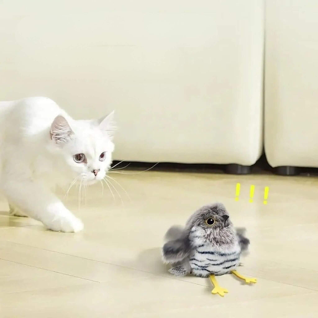 jouet chat oiseau volant | Chant des oiseaux