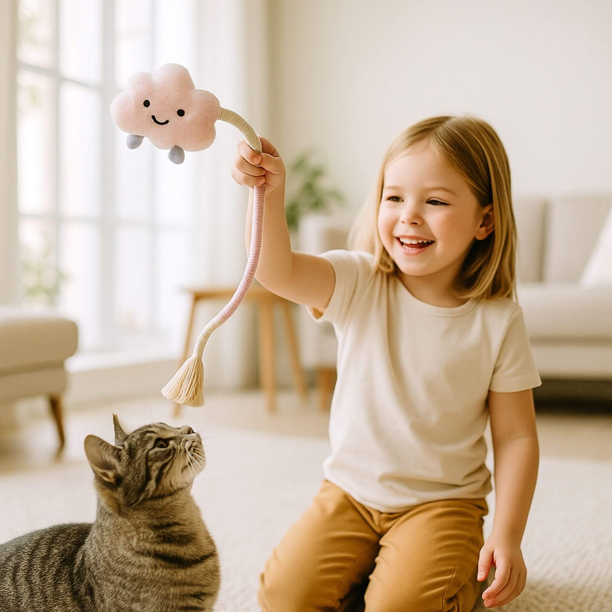 jouet chat  |  Doudou Corde Dentition