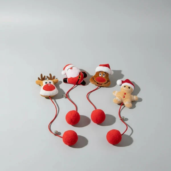 Jouets De Noël Pour Chat Avec Clochette Et Balle