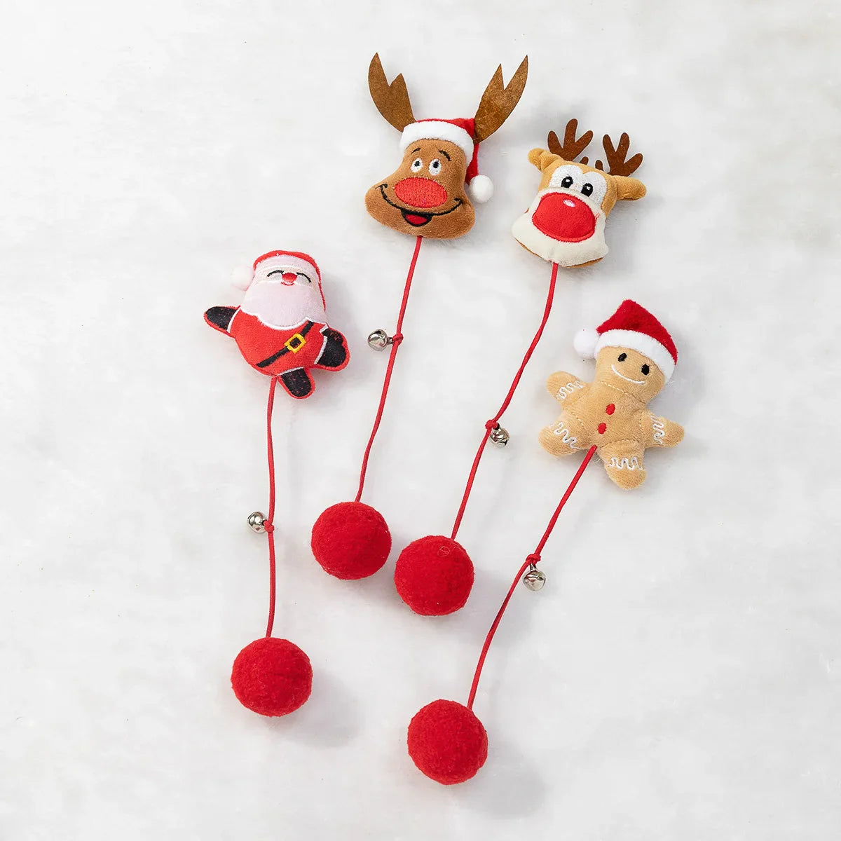 Jouets De Noël Pour Chat Avec Clochette Et Balle