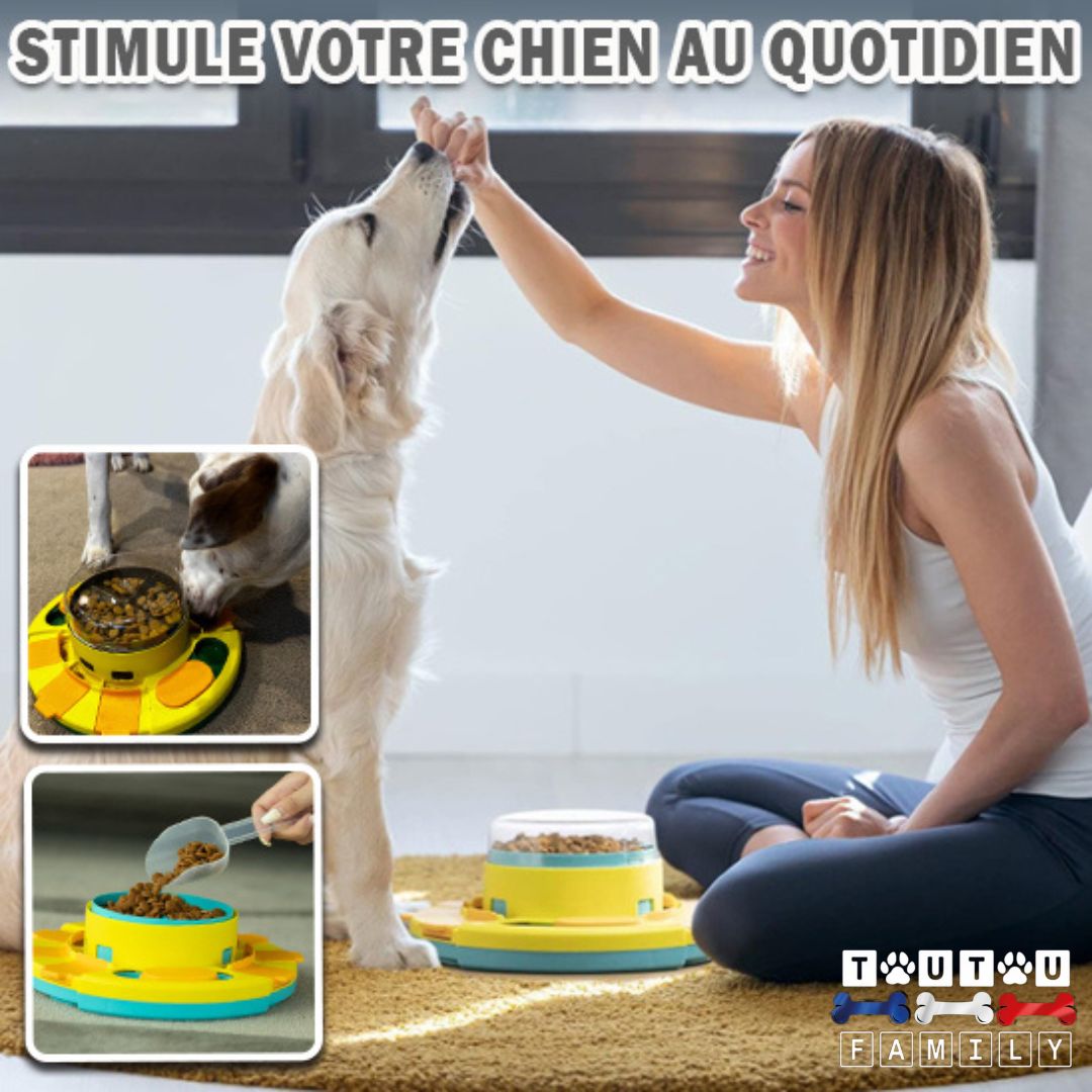 Jouet distributeur de croquette chien intelligent - RéflexionToutou™