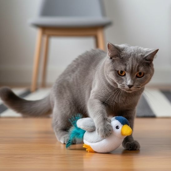 Jouet oiseau pour chat | Chasseur d'Ailes