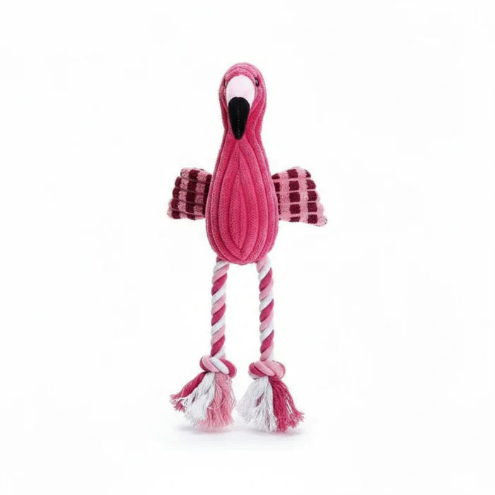 Jouet Peluche Flamant Rose Pour Chien