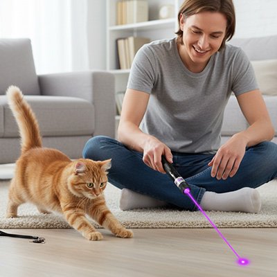 Jouet pour chat laser | Chasseur de Points