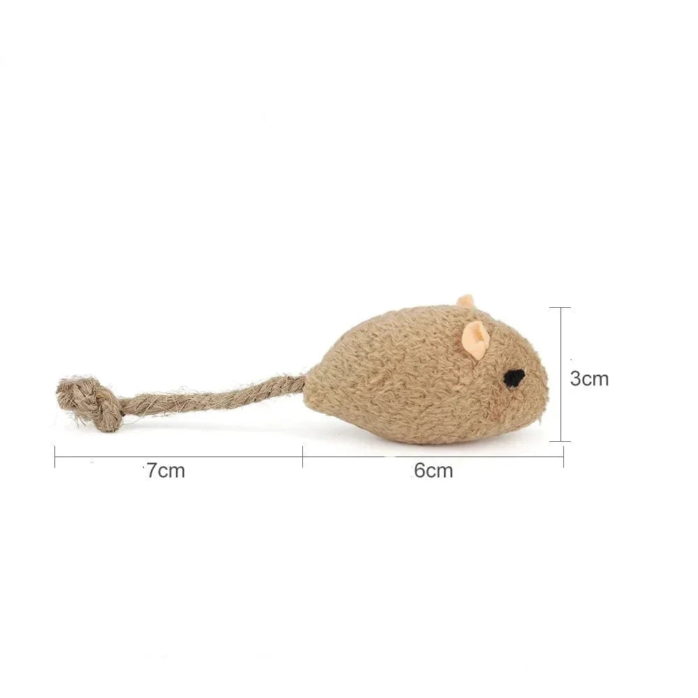 Jouet Forme Souris En Peluche Pour Chat