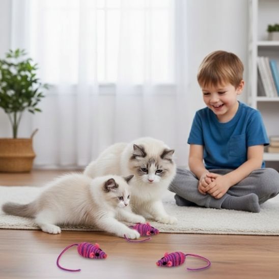 Jouets pour les chats souris