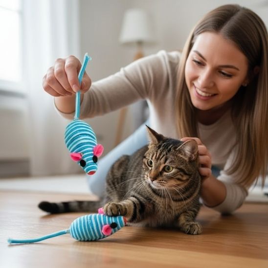 Jouets pour les chats souris